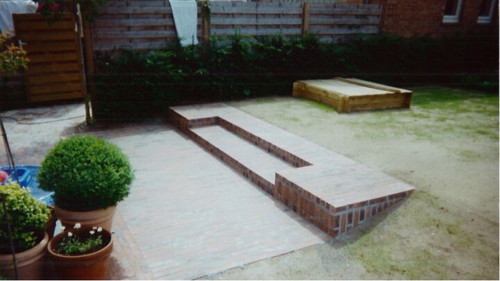 Tuintrap in kleiklinkers