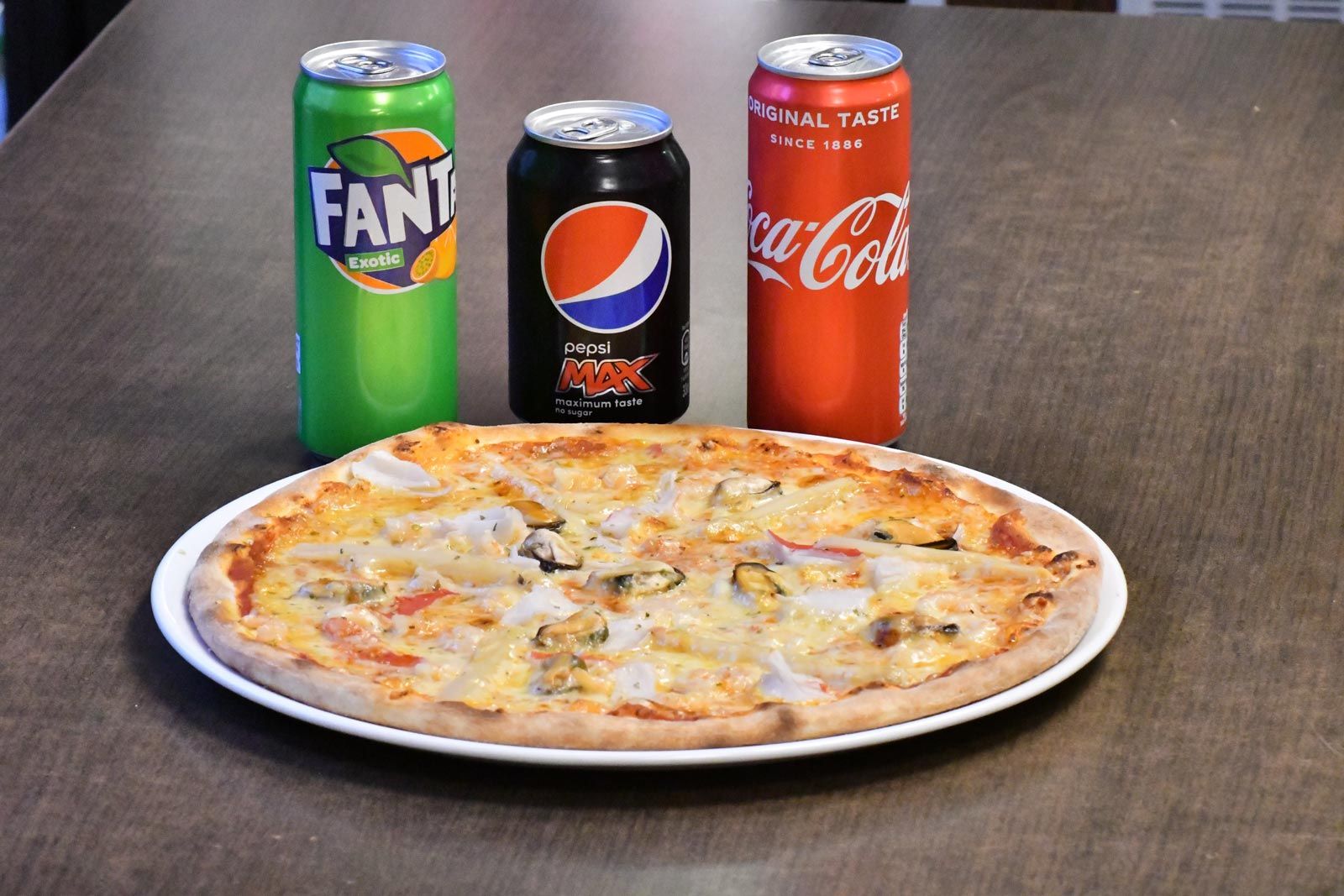 Bestelzuilen in afhaalrestaurants