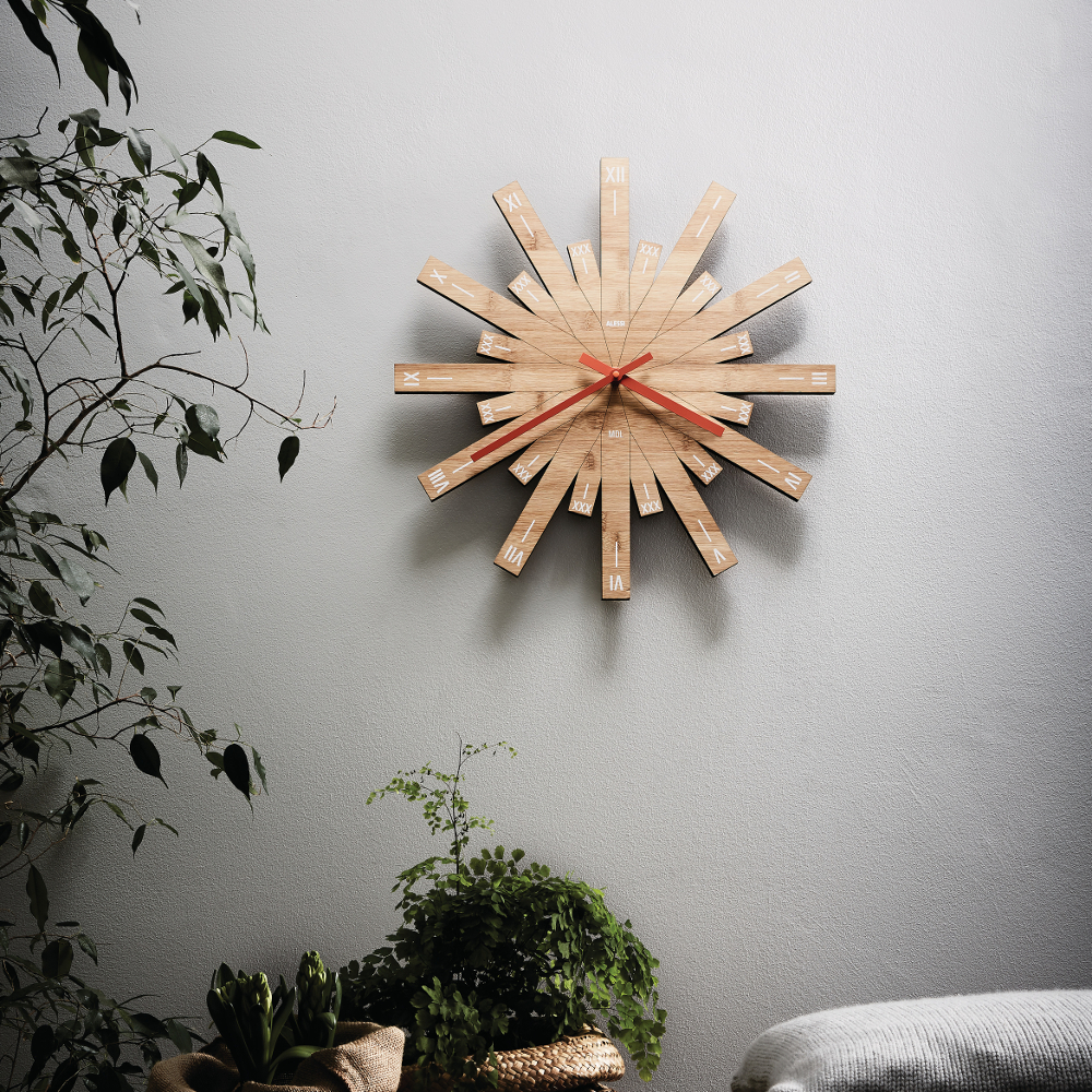 Volledig mee met je tijd dankzij de wandklokken van Alessi!