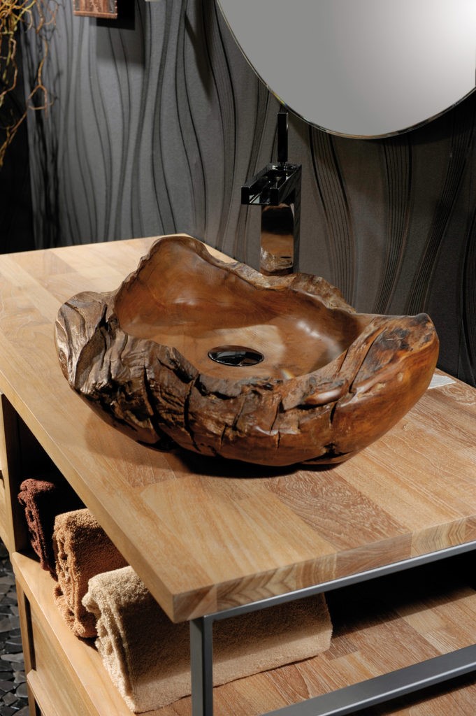 houten waskom design - Collin Arredo