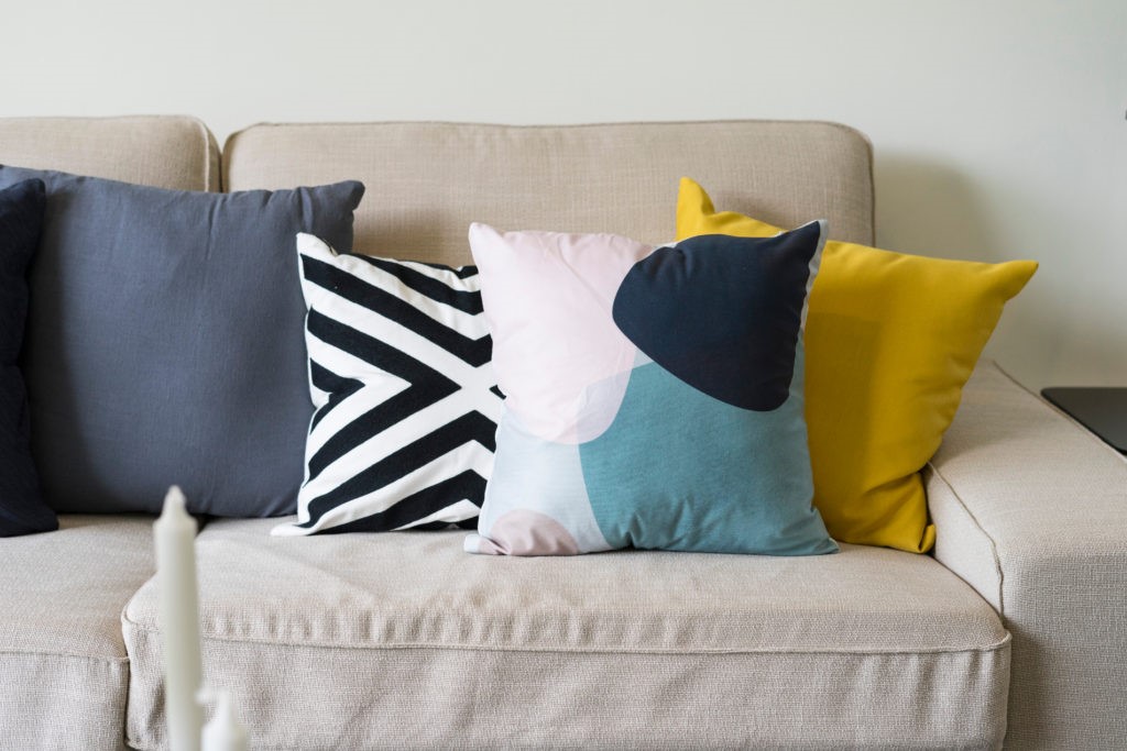 verschillende patronen sierkussens