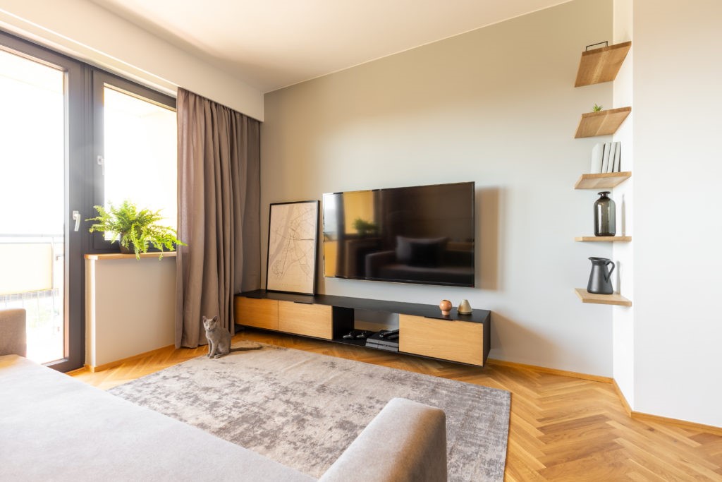 zwevend tv meubel wandkast