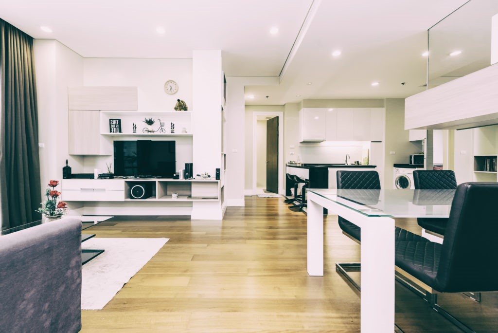 groot wandmeubel met tv