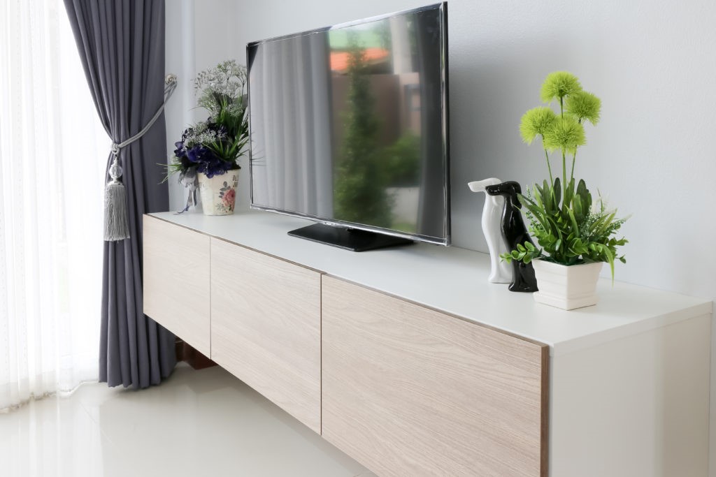 zwevend tv-meubel modern