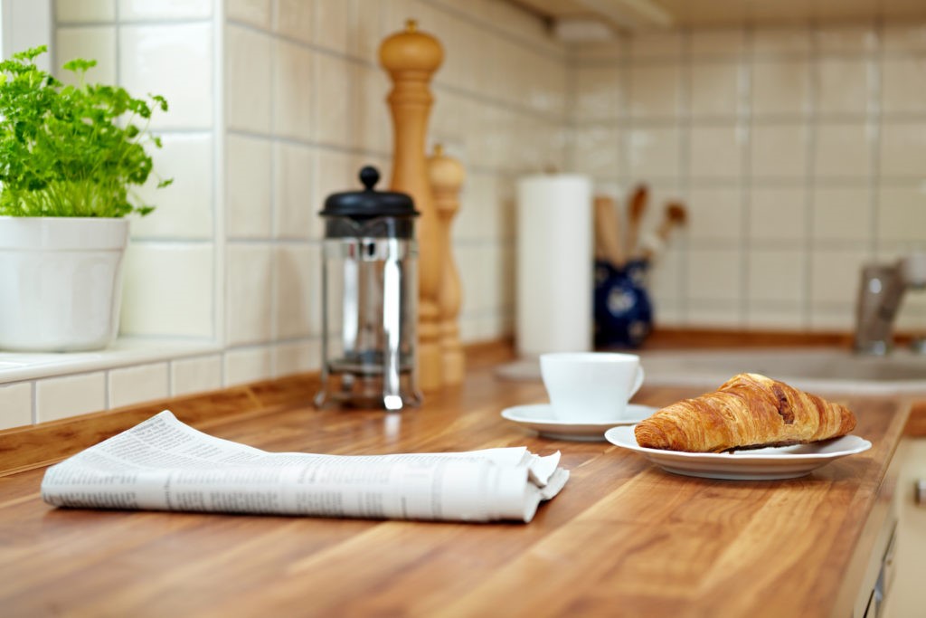 houten aanrecht